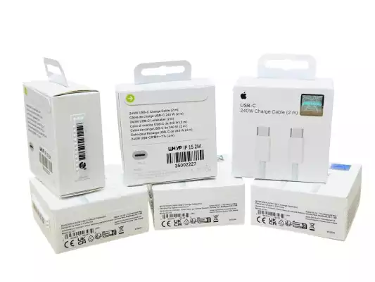 Кабель для зарядки USB-C 240W, 2 м, белый